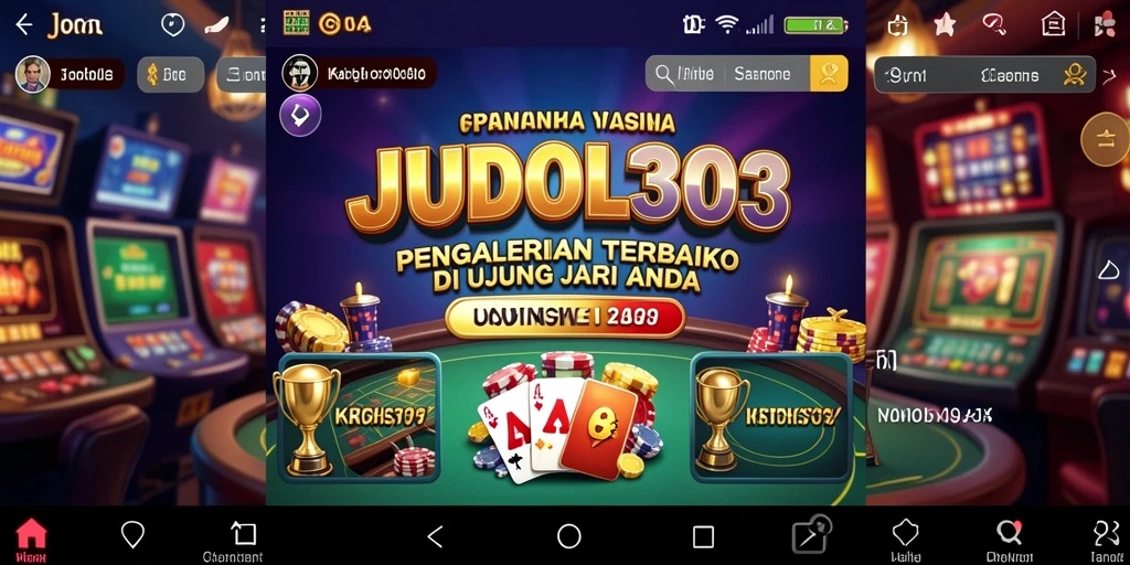 Screenshot gameplay JUDOL303 menampilkan suasana kasino yang mendebarkan.