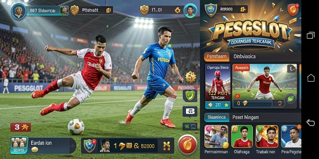 Tampilan gameplay PESGSLOT yang menawan dan menarik.