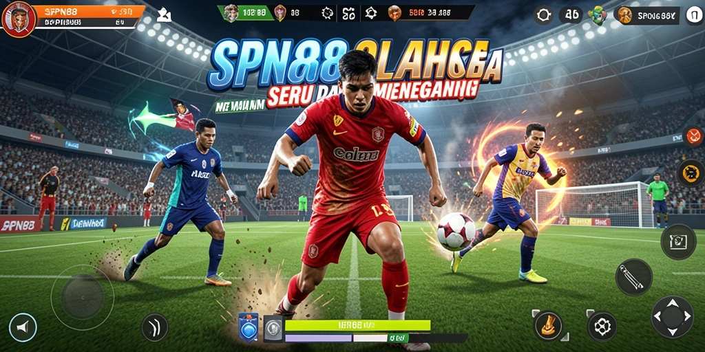 Screenshot gameplay SPN88 dengan aksi olahraga seru.
