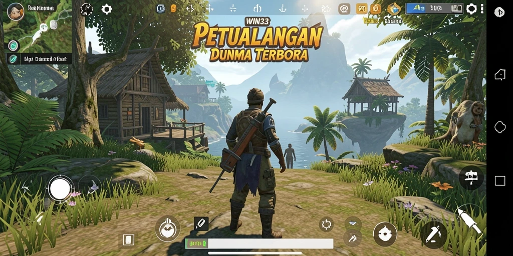 Tampilan aksi karakter di dunia Open World yang menakjubkan.